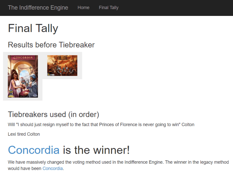 Indifference Engine Screenshot